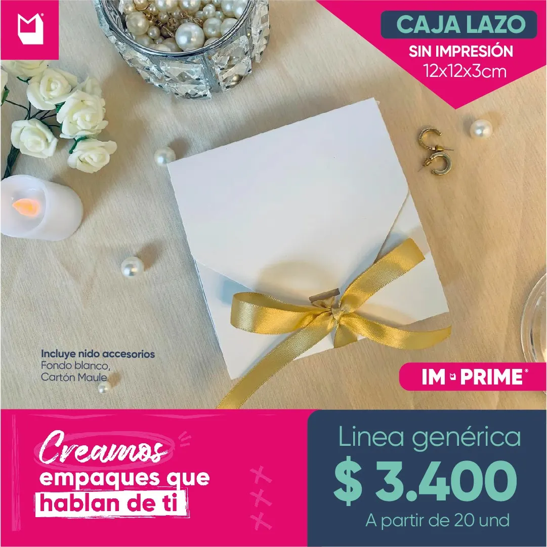 Caja LAZO 12x12x3 